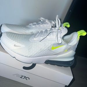 Nike Air Max 270 Essential White Volt MENS 7.5=WOMENS 9